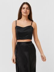 Женский топ Vero Moda 10256591*01, черный 5715209272992 цена и информация | Женские блузки, рубашки | pigu.lt