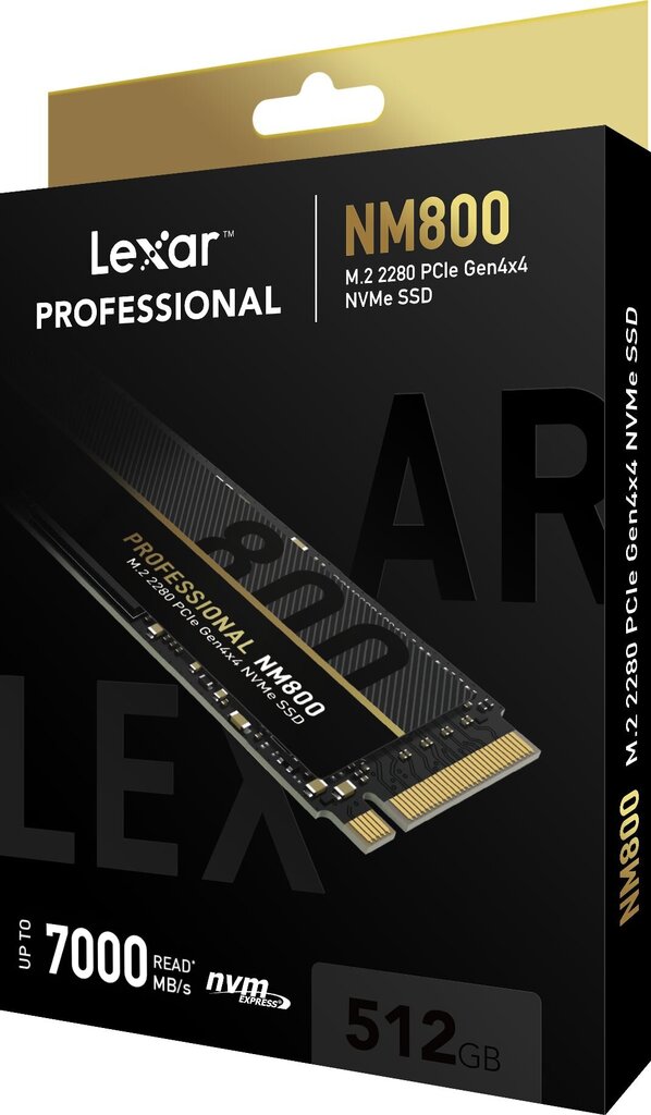 Lexar LNM800X512G-RNNNG kaina ir informacija | Vidiniai kietieji diskai (HDD, SSD, Hybrid) | pigu.lt