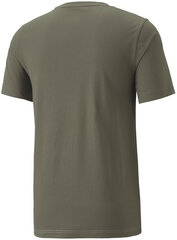 Puma Футболки Ess+ Colorblock Tee Black Khaki 586908 44/L цена и информация | Мужские футболки | pigu.lt