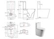 Pastatomas WC Swiss Aqua Technologies Brevis Rimfree, su lėtai nusileidžiančiu dangčiu, pilnai pristatomas kaina ir informacija | Klozetai | pigu.lt