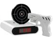 Elektroninis žadintuvas - lazerinis pistoletas su baltos spalvos skydu kaina ir informacija | Žaislai berniukams | pigu.lt