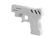 Elektroninis žadintuvas - lazerinis pistoletas su baltos spalvos skydu цена и информация | Žaislai berniukams | pigu.lt