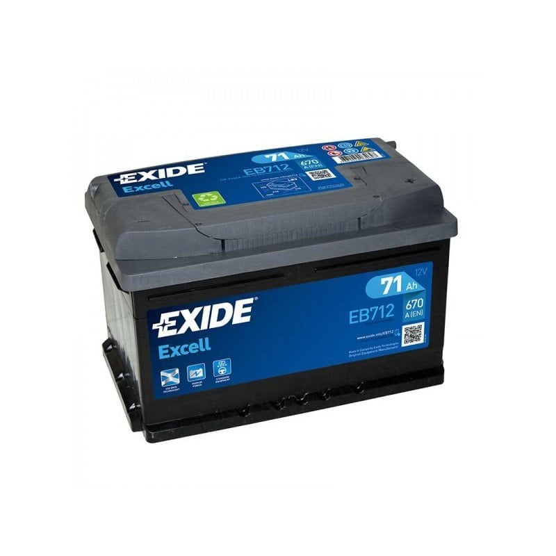 Akumuliatorius Exide Excell EB712 71Ah 670A kaina ir informacija | Akumuliatoriai | pigu.lt