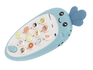 Mokomasis telefonas su garsais nuo 18mėn mėlynas kaina ir informacija | Žaislai kūdikiams | pigu.lt