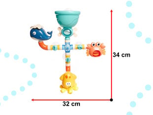 Vonios žaislas jūros gyventojai kaina ir informacija | Žaislai kūdikiams | pigu.lt