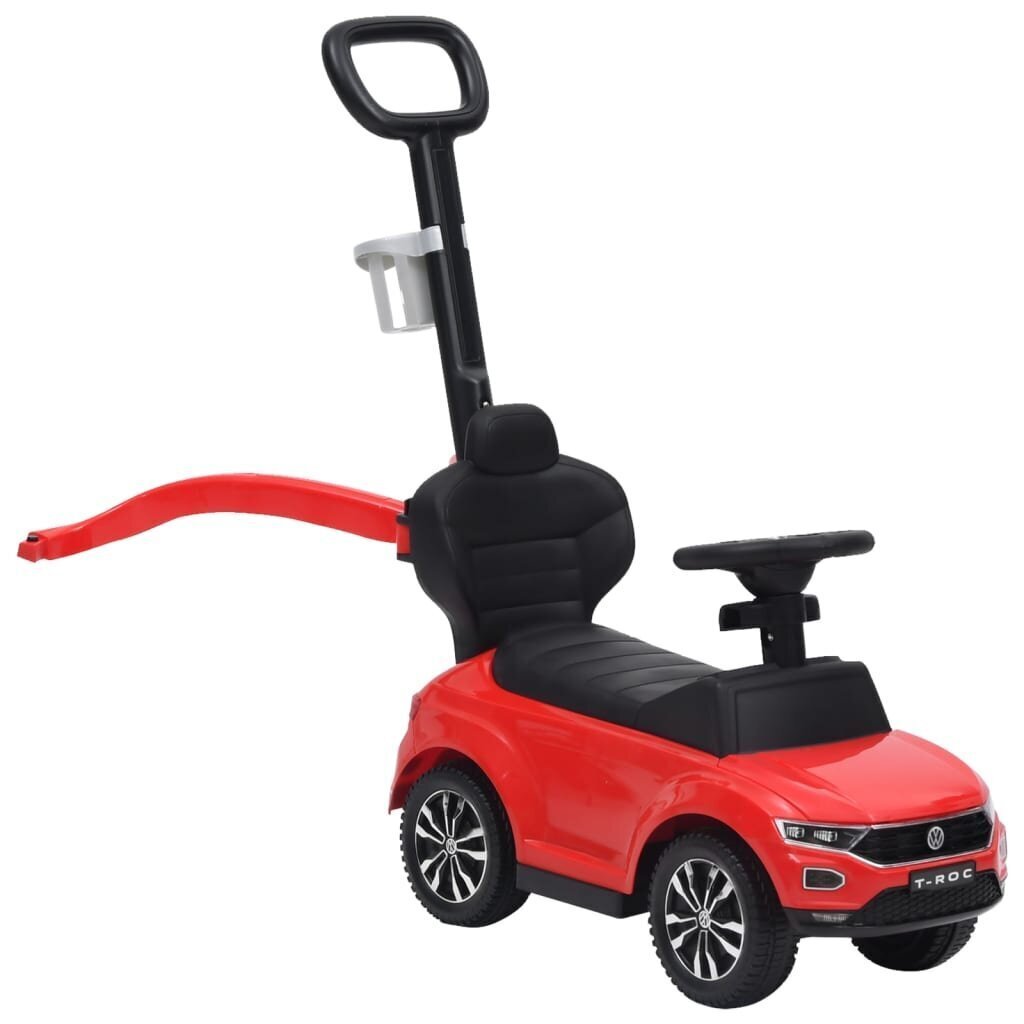 Paspiriamas vaikiškas automobilis Volkswagen T-Roc, raudonas kaina ir informacija | Žaislai kūdikiams | pigu.lt