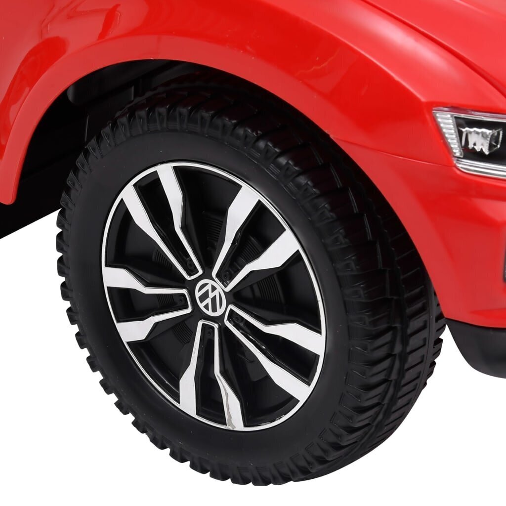 Paspiriamas vaikiškas automobilis Volkswagen T-Roc, raudonas цена и информация | Žaislai kūdikiams | pigu.lt