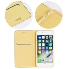 Dėklas telefonui Luna Book Gold skirtas iPhone 7 Plus / 8 Plus, auksinis kaina ir informacija | Telefono dėklai | pigu.lt