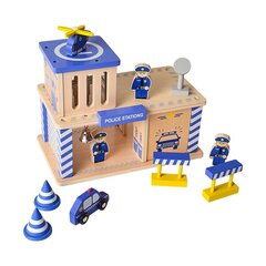 Деревянный полицейский участок цена и информация | Игрушки для мальчиков | pigu.lt