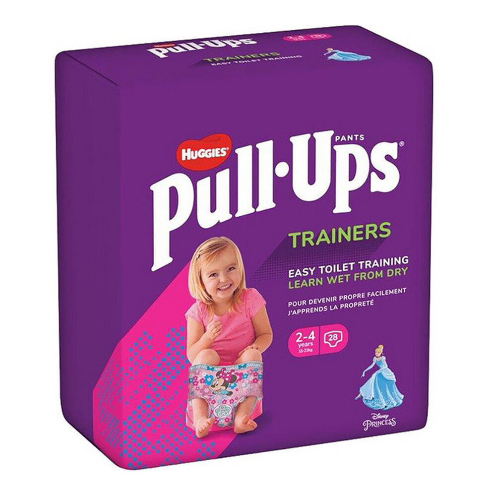 Vienkartinės sauskelnės kelanaitės Huggies Pull Ups Trainers, 28 vnt. kaina ir informacija | Sauskelnės | pigu.lt