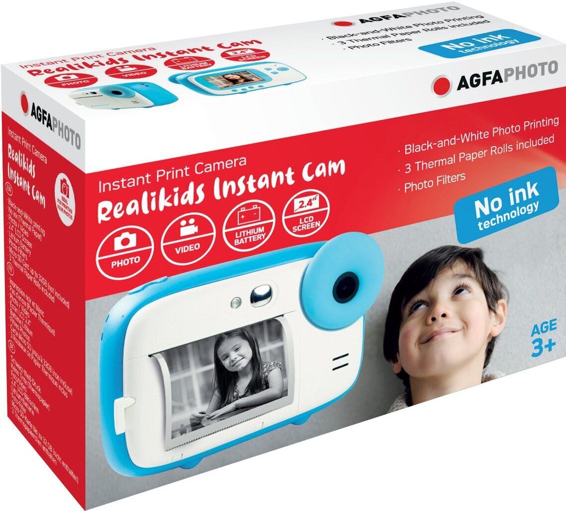 AgfaPhoto Realikids Instant Cam kaina ir informacija | Skaitmeniniai fotoaparatai | pigu.lt