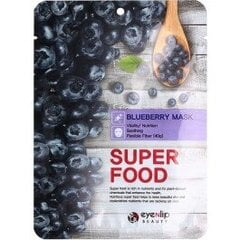 Super Food Mėlynių lakštų kaukė eyhenlip, 10vnt. kaina ir informacija | Veido kaukės, paakių kaukės | pigu.lt