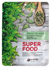 Super Food Žaliosios arbatos kaukė Eyenlip, 10 vnt kaina ir informacija | Veido kaukės, paakių kaukės | pigu.lt