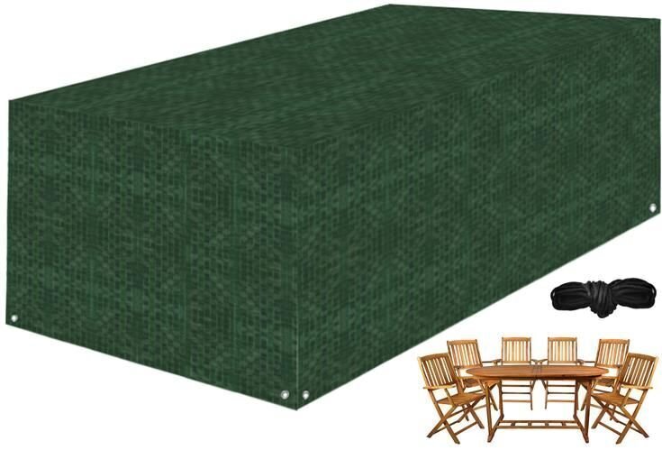 Sodo baldų apsauginis uždangalas, 100 x 180 x 240 cm, žalias kaina ir informacija | Skėčiai, markizės, stovai | pigu.lt
