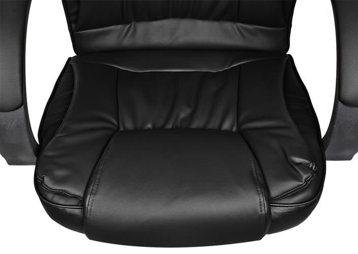 Biuro kėdė, eko oda - juoda цена и информация | Biuro kėdės | pigu.lt
