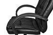 Biuro kėdė, eko oda - juoda цена и информация | Biuro kėdės | pigu.lt