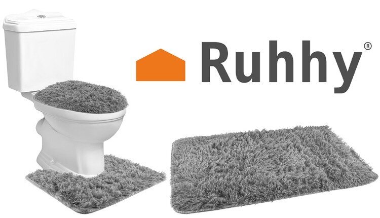 Vonios kilimėlių komplektas Ruhhy D8312 kaina ir informacija | Vonios kambario aksesuarai | pigu.lt