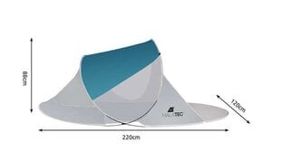 Пляжная палатка Malatec, синяя цена и информация | Палатки | pigu.lt