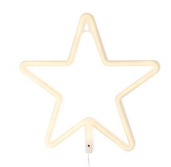 LED kalėdinė žvaigždė - šilta balta kaina ir informacija | Girliandos | pigu.lt