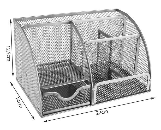 Stalo organizatorius 7 skyriai laišku dėklas raštinės reikmenys kaina |  pigu.lt