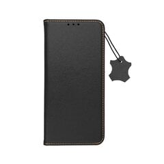 Кожаный чехол Forcell SMART PRO для Xiaomi Redmi Note 10 / Note 10s / Poco M5s, черный цена и информация | Чехлы для телефонов | pigu.lt