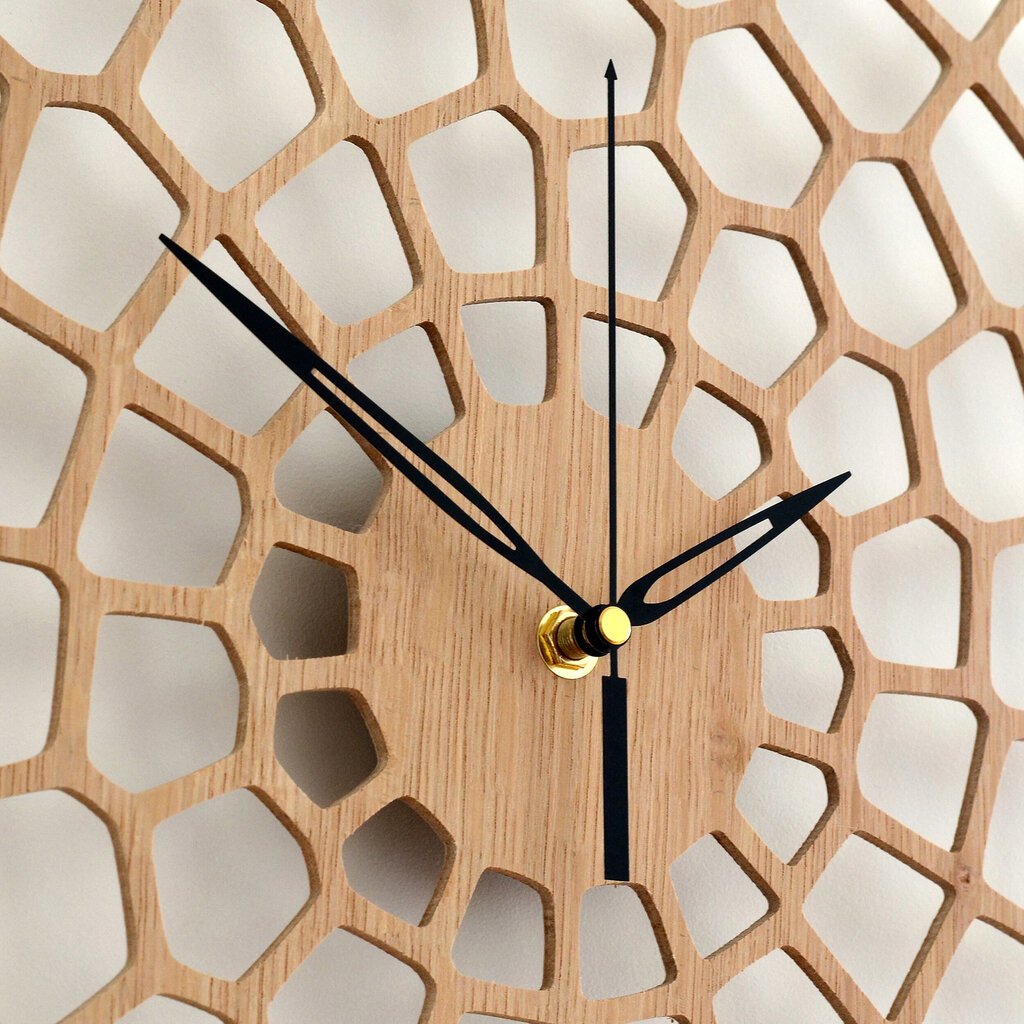 Sieninis medinis laikrodis Diagram kaina ir informacija | Laikrodžiai | pigu.lt
