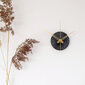 Kompaktiškas veliūrinis sieninis laikrodis Spot Graphite kaina ir informacija | Laikrodžiai | pigu.lt