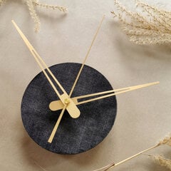 Настенные деревянные часы Spot Graphite, велюр цена и информация | Часы | pigu.lt