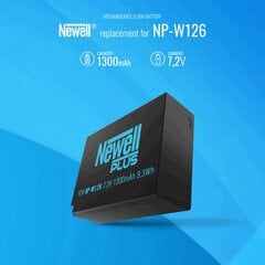 Newell Plus Fuji NP-W126 kaina ir informacija | Akumuliatoriai fotoaparatams | pigu.lt