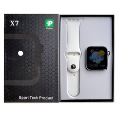 Oprit x7 išmanusis laikrodis, skirtas Android Ios, baltas kaina ir informacija | Išmanieji laikrodžiai (smartwatch) | pigu.lt