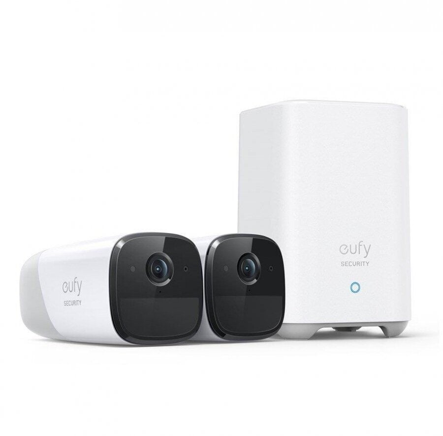 Kamera Eufy 2 PRO 2+1 KIT/T88513D1 kaina ir informacija | Stebėjimo kameros | pigu.lt