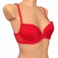 Liemenėlė Chantelle Merci Push Up Plunge Demi Bra Poppy Red цена и информация | Liemenėlės | pigu.lt