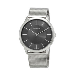 Мужские часы Calvin Klein, серебристый цена и информация | Мужские часы | pigu.lt
