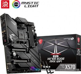 MSI MPG X570S EDGE MAX WIFI AM4 3xM.2PCIe/SATA 6xSATA HDMI ATX MB цена и информация | Материнские платы	 | pigu.lt