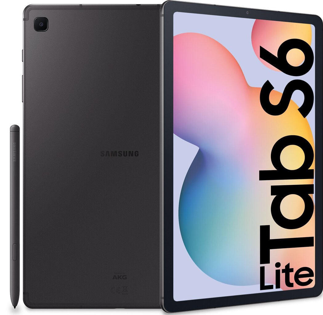 Samsung Galaxy Tab S6 Lite, 128 GB, 4G, Grey цена и информация | Planšetiniai kompiuteriai | pigu.lt