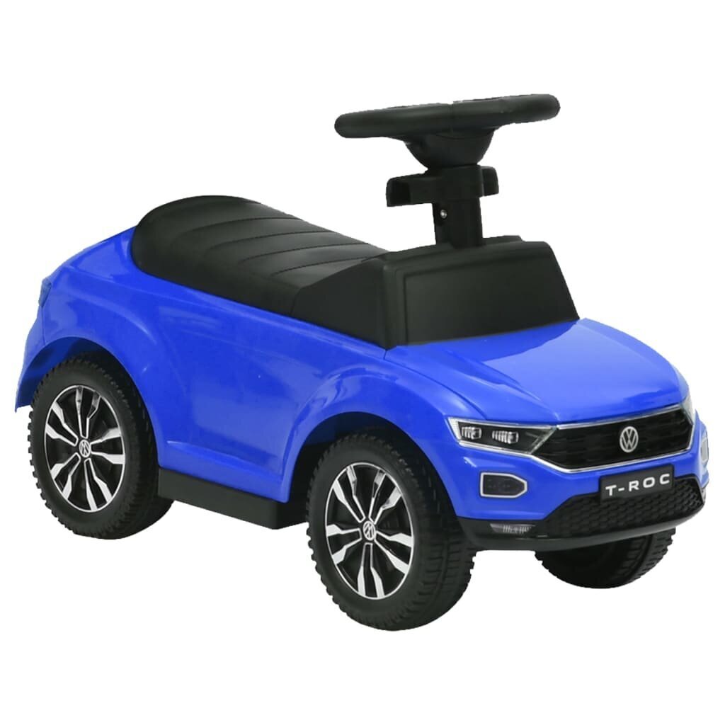 Paspiriamas vaikiškas automobilis Volkswagen T-Roc, mėlynas kaina ir informacija | Žaislai kūdikiams | pigu.lt