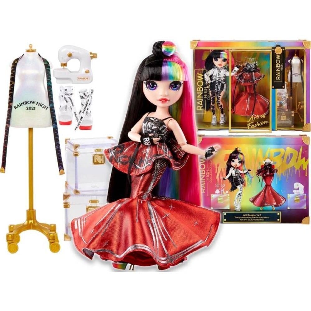 Lėlė Rainbow High Jett Dawson Collector Doll kaina ir informacija | Žaislai mergaitėms | pigu.lt