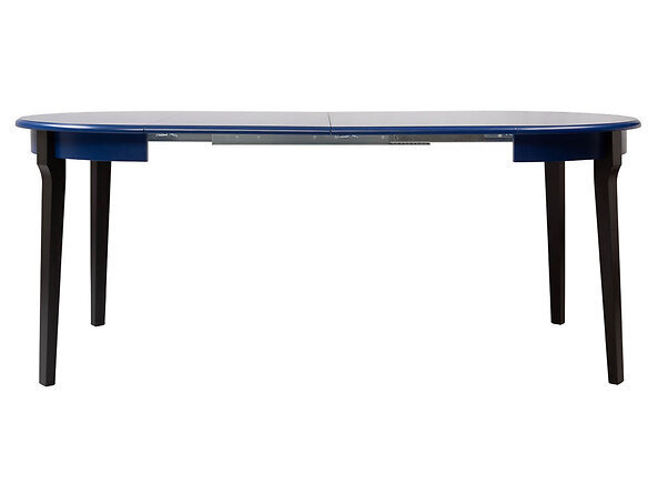 Išskleidžiamas stalas BRW Lucan 2, mėlynas/juodas kaina ir informacija | Virtuvės ir valgomojo stalai, staliukai | pigu.lt