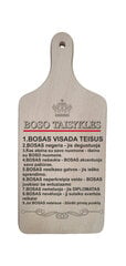 Pjaustymo lentelė su spauda „Boso taisyklės“ (35 x 16 cm) kaina ir informacija | Kitos originalios dovanos | pigu.lt