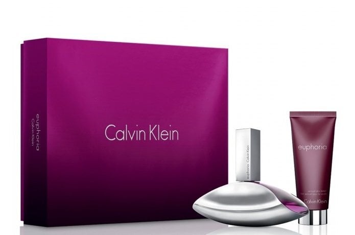 Rinkinys Calvin Klein Euphoria: EDP moterims 100 ml + kūno losjonas 100 ml цена и информация | Kvepalai moterims | pigu.lt