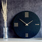 Sieninis medinis su veltinio detalėmis laikrodis DOTS kaina ir informacija | Laikrodžiai | pigu.lt