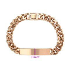 Позолоченный браслет c  покрытием из розового золота цена и информация | Женские браслеты | pigu.lt