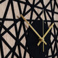 Sieninis medinis su veltinio detalėmis laikrodis POLYGONAL kaina ir informacija | Laikrodžiai | pigu.lt