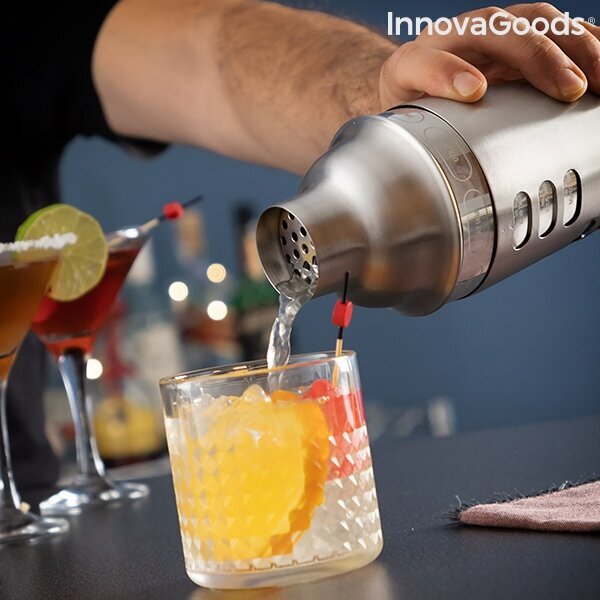 Kokteilių plaktuvas su receptais Maxer InnovaGoods kaina ir informacija | Virtuvės įrankiai | pigu.lt