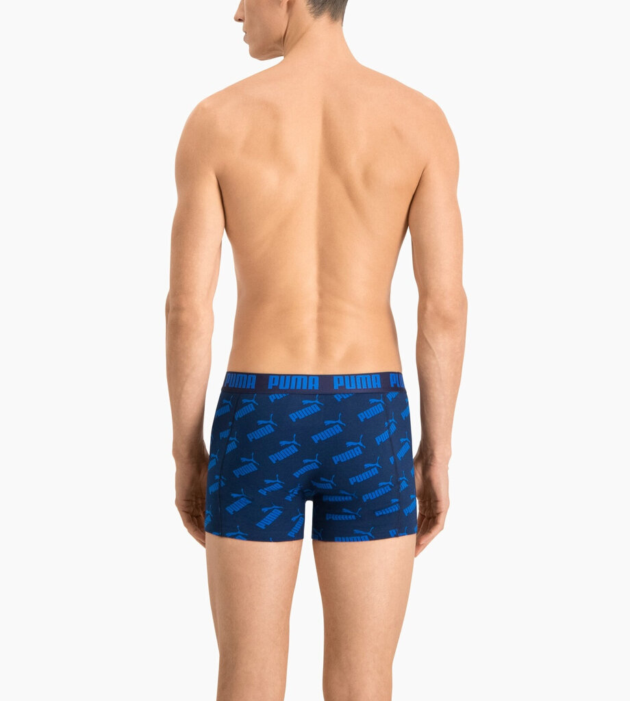 Apatiniai drabužiai Puma Men Aop Boxer Blue 935054 02/XL цена и информация | Trumpikės | pigu.lt