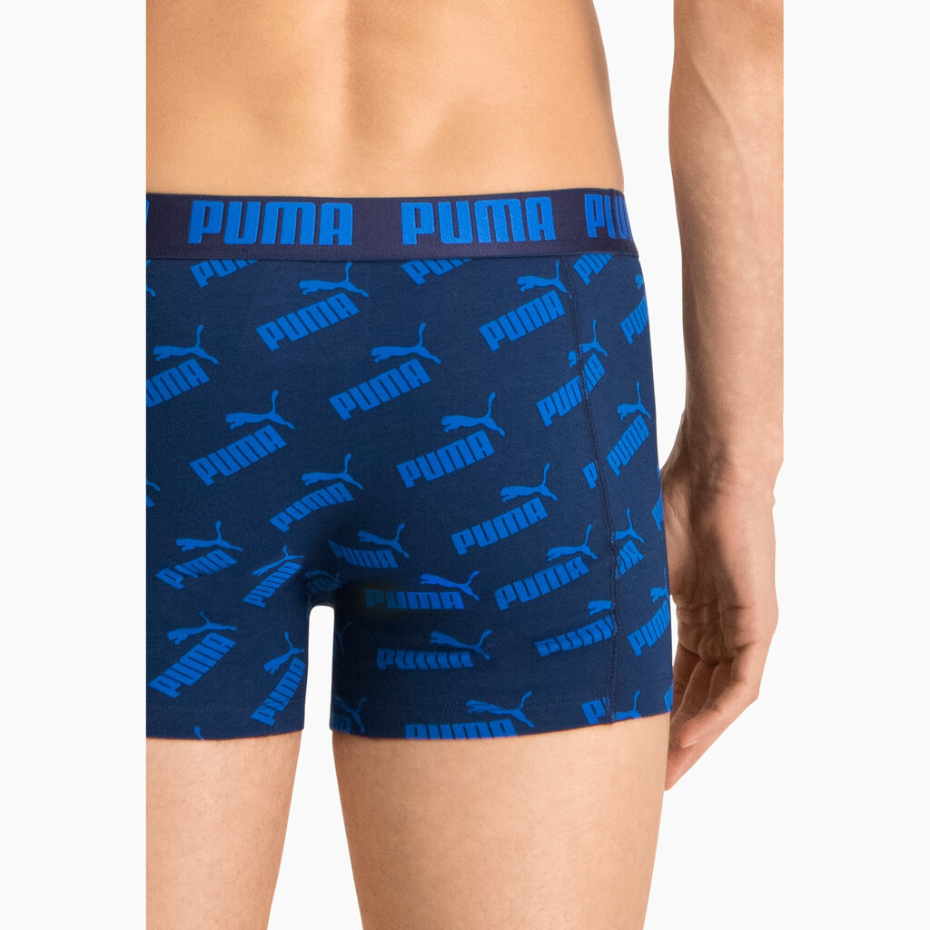 Apatiniai drabužiai Puma Men Aop Boxer Blue 935054 02/XL цена и информация | Trumpikės | pigu.lt