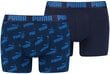 Apatiniai drabužiai Puma Men Aop Boxer Blue 935054 02/XL цена и информация | Trumpikės | pigu.lt