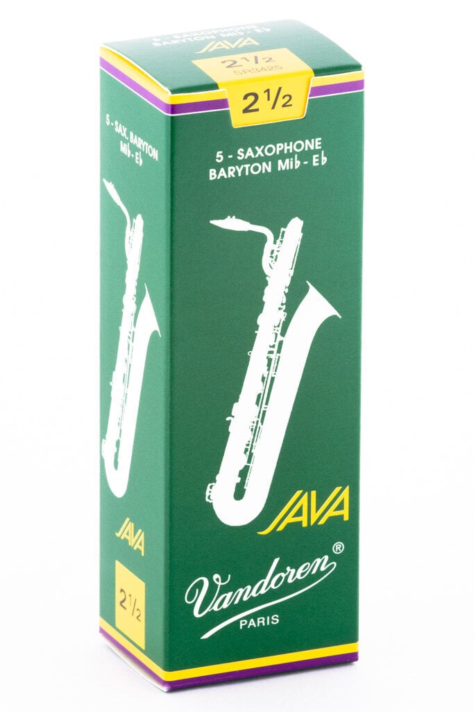 Liežuvėlis baritono saksofonui Vandoren Java SR3425 Nr. 2.5 kaina ir informacija | Priedai muzikos instrumentams | pigu.lt