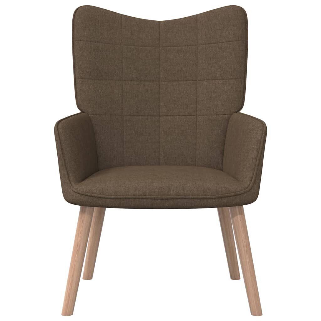 Poilsio kėdė, ruda, 62x68.5x96 cm kaina ir informacija | Svetainės foteliai | pigu.lt