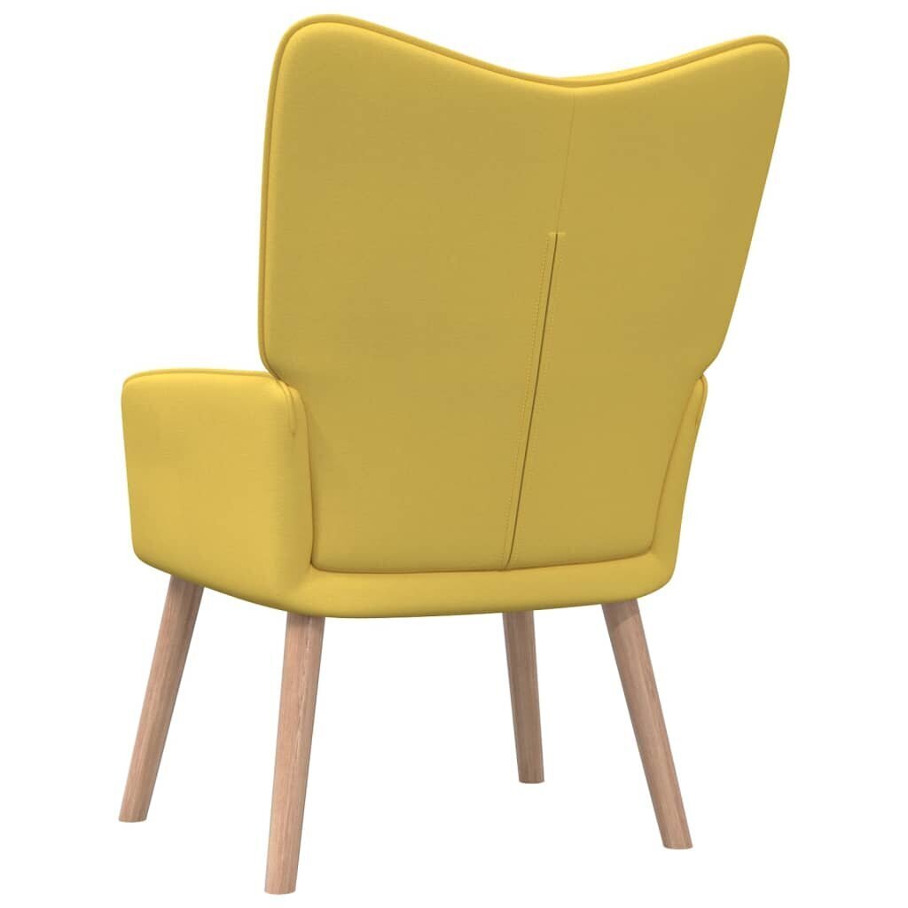 Poilsio kėdė, geltona, 62x68.5x96 cm kaina ir informacija | Svetainės foteliai | pigu.lt